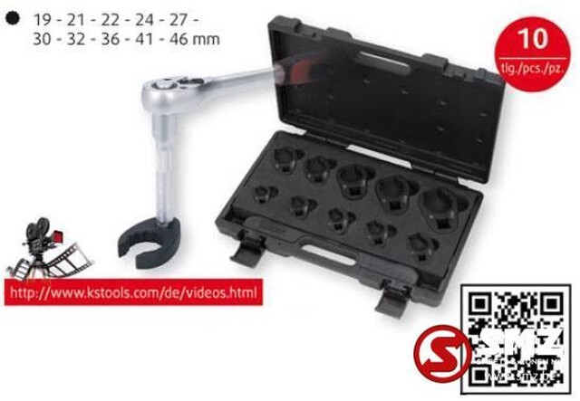 Diversen Open opsteekringsleutelset 19-46 MM 10PCS - Automobilový nástroj: obrázek 2 Diversen Open opsteekringsleutelset 19-46 MM 10PCS - Automobilový nástroj: obrázek 2