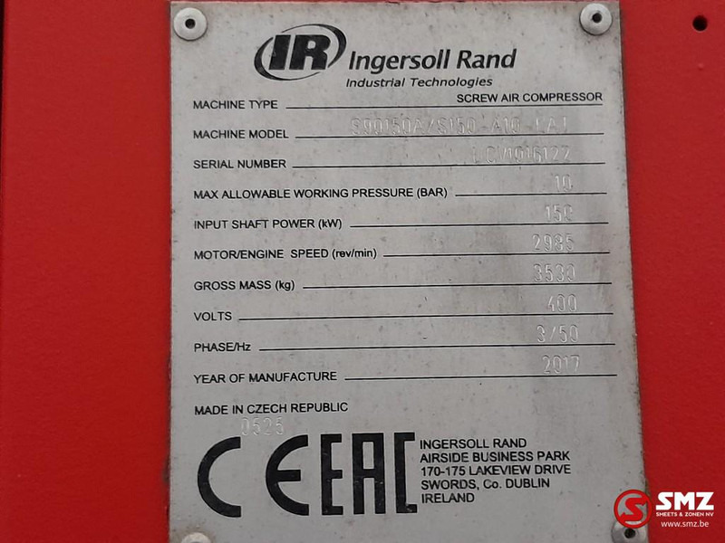 Mobilní kompresor Ingersoll-Rand Occ Compressoren mobiel Ingersoll Rand S90150A: obrázek 19