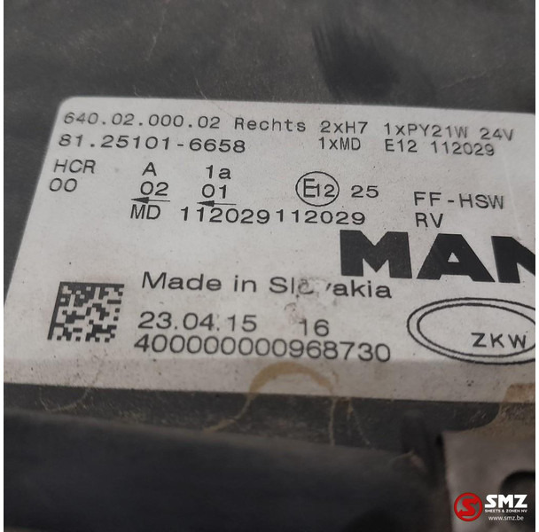 MAN Occ koplamp rechts MAN - Světlomet pro Nákladní auto: obrázek 3 MAN Occ koplamp rechts MAN - Světlomet pro Nákladní auto: obrázek 3