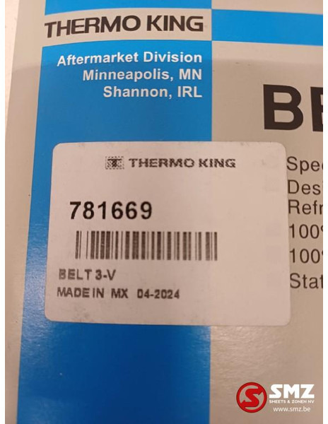 THERMOKING Set van 2 aandrijfriemen Thermoking - Řemen pro Nákladní auto: obrázek 3 THERMOKING Set van 2 aandrijfriemen Thermoking - Řemen pro Nákladní auto: obrázek 3