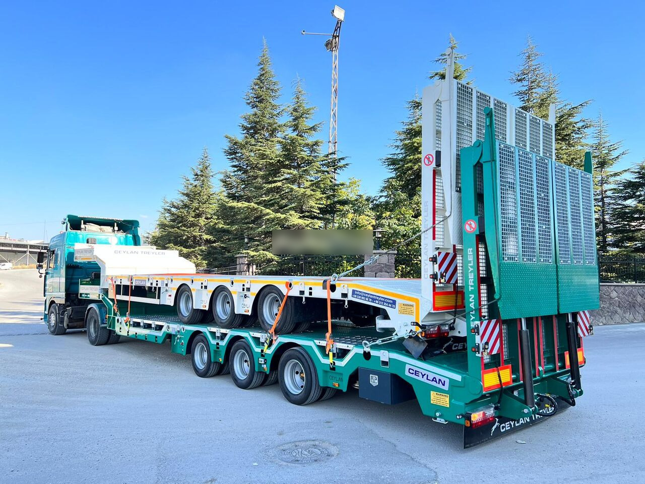 CEYLAN 3 AXLES STANDART & EXTENDABLE LOWBED - Podvalníkový návěs: obrázek 3 CEYLAN 3 AXLES STANDART & EXTENDABLE LOWBED - Podvalníkový návěs: obrázek 3