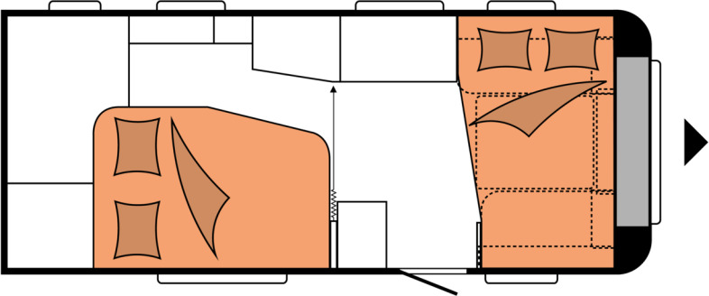 DE LUXE 495 WFB - Karavan: obrázek 2 DE LUXE 495 WFB - Karavan: obrázek 2