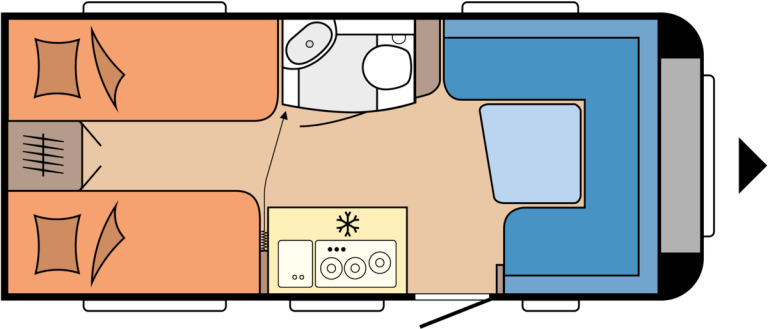 Hobby DE LUXE 460 LU - Karavan: obrázek 1 Hobby DE LUXE 460 LU - Karavan: obrázek 1