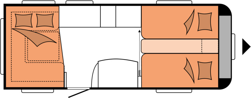 Hobby DE LUXE 540 UL - Karavan: obrázek 2 Hobby DE LUXE 540 UL - Karavan: obrázek 2
