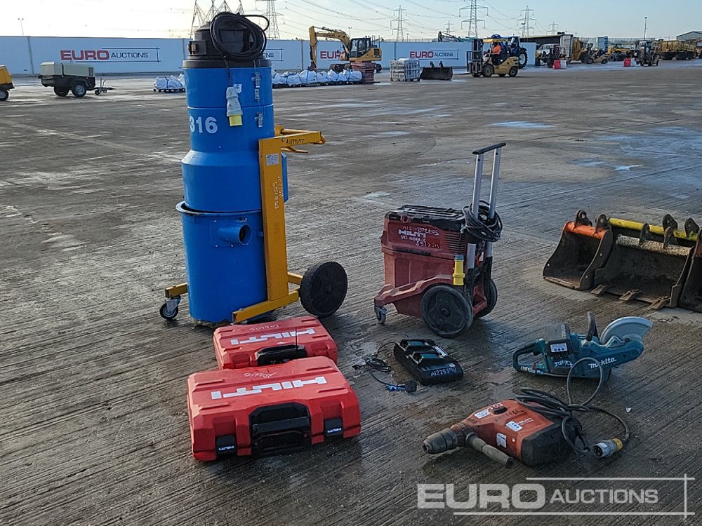 110 Volt SPE Vacuum, Hilti VC 40M-X 110 Volt Dust Extractor, Makita Cordless Floor Saw & Charger Pack, Hilti TE 70-ATC 110 Volt Hammer Drill, Hilti TE 700-AVR 110 Volt Hammer Drill, Hilti TE 30 110 Vo - Stavební zařízení: obrázek 2 110 Volt SPE Vacuum, Hilti VC 40M-X 110 Volt Dust Extractor, Makita Cordless Floor Saw & Charger Pack, Hilti TE 70-ATC 110 Volt Hammer Drill, Hilti TE 700-AVR 110 Volt Hammer Drill, Hilti TE 30 110 Vo - Stavební zařízení: obrázek 2