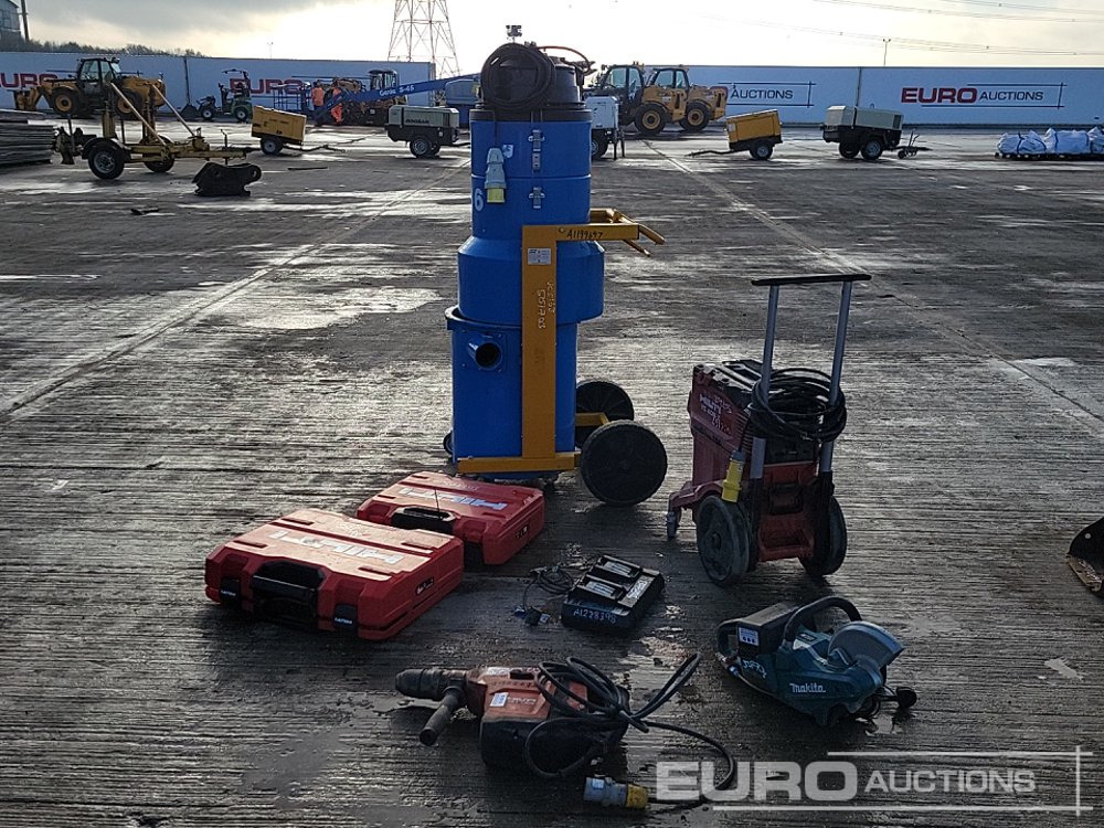 110 Volt SPE Vacuum, Hilti VC 40M-X 110 Volt Dust Extractor, Makita Cordless Floor Saw & Charger Pack, Hilti TE 70-ATC 110 Volt Hammer Drill, Hilti TE 700-AVR 110 Volt Hammer Drill, Hilti TE 30 110 Vo - Stavební zařízení: obrázek 1 110 Volt SPE Vacuum, Hilti VC 40M-X 110 Volt Dust Extractor, Makita Cordless Floor Saw & Charger Pack, Hilti TE 70-ATC 110 Volt Hammer Drill, Hilti TE 700-AVR 110 Volt Hammer Drill, Hilti TE 30 110 Vo - Stavební zařízení: obrázek 1