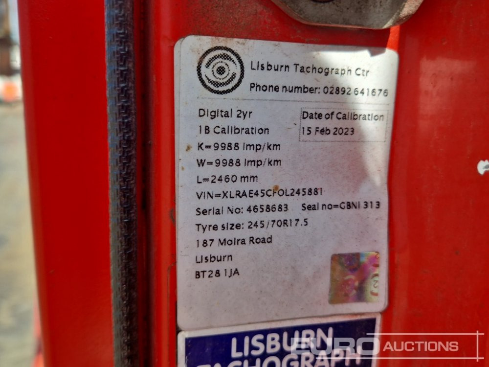 Cisternové vozidlo 2003 DAF LF45-220: obrázek 47