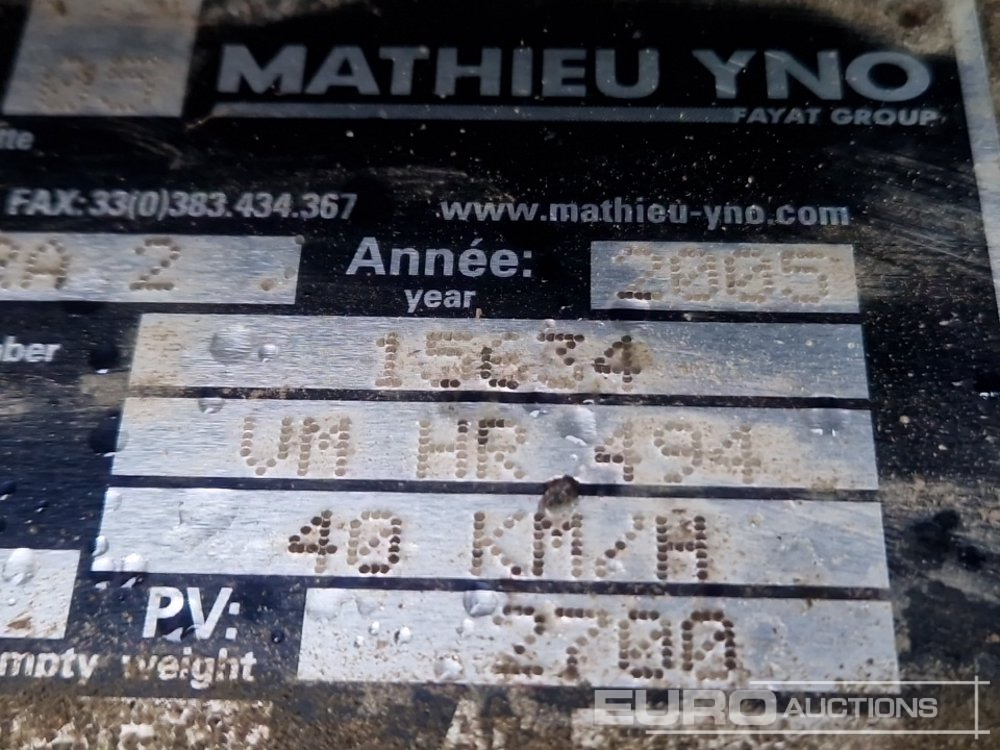 Zametací vůz 2005 Mathieu Yno Azura2: obrázek 38