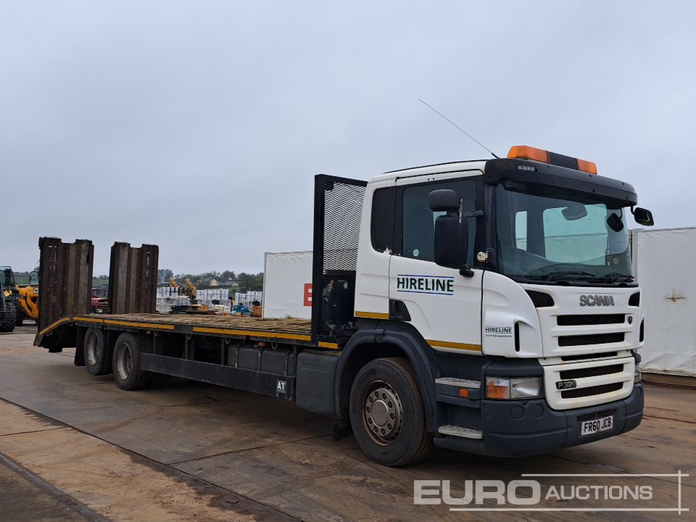 Nákladní automobil valníkový/ Plošinový pro dopravu těžké techniky 2010 Scania P320: obrázek 7
