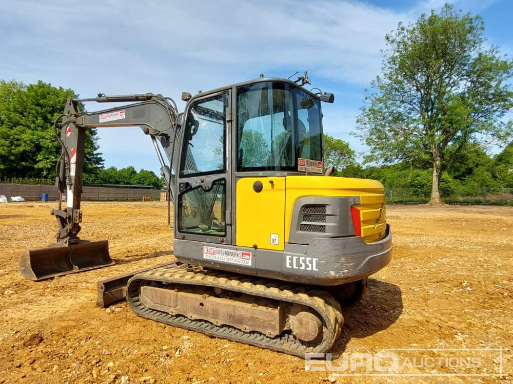 2010 Volvo EC55C - Mini rýpadlo: obrázek 4 2010 Volvo EC55C - Mini rýpadlo: obrázek 4