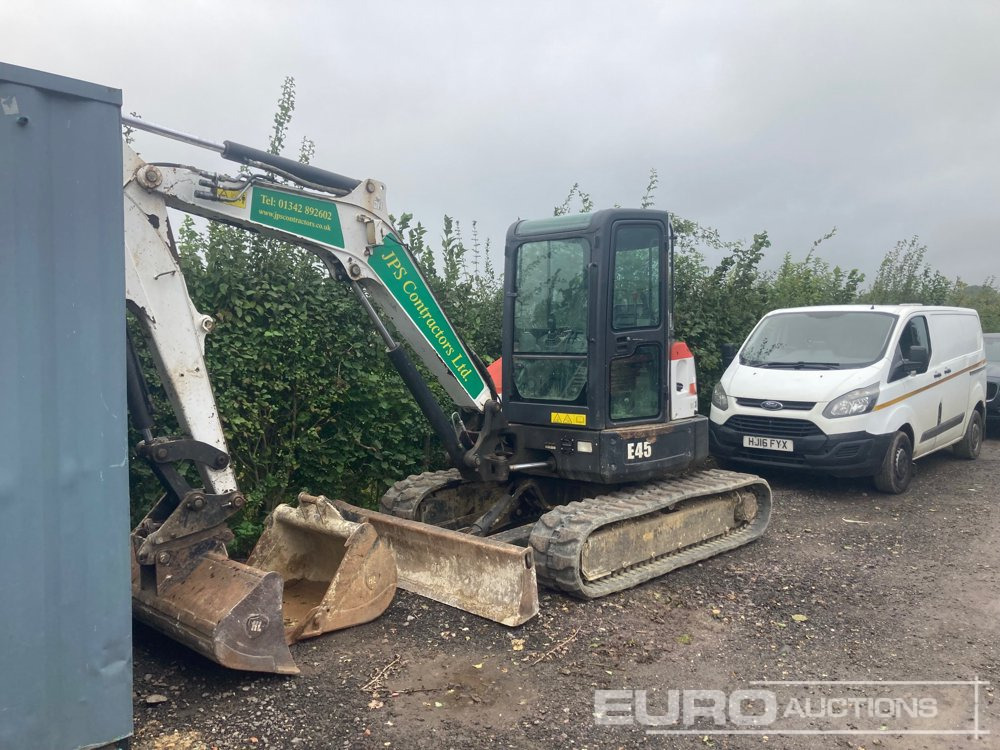 2011 Bobcat E45 - Mini rýpadlo: obrázek 1 2011 Bobcat E45 - Mini rýpadlo: obrázek 1