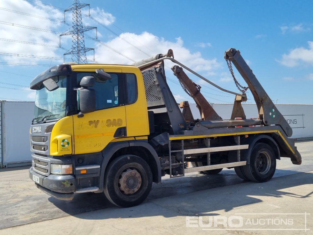 2012 Scania P230 - Ramenový nosič kontajnerov: obrázek 1 2012 Scania P230 - Ramenový nosič kontajnerov: obrázek 1