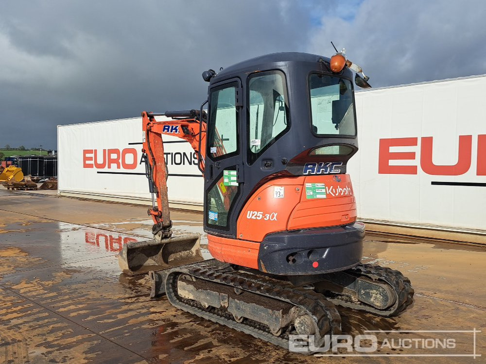2013 Kubota U25-3EU - Mini rýpadlo: obrázek 3 2013 Kubota U25-3EU - Mini rýpadlo: obrázek 3