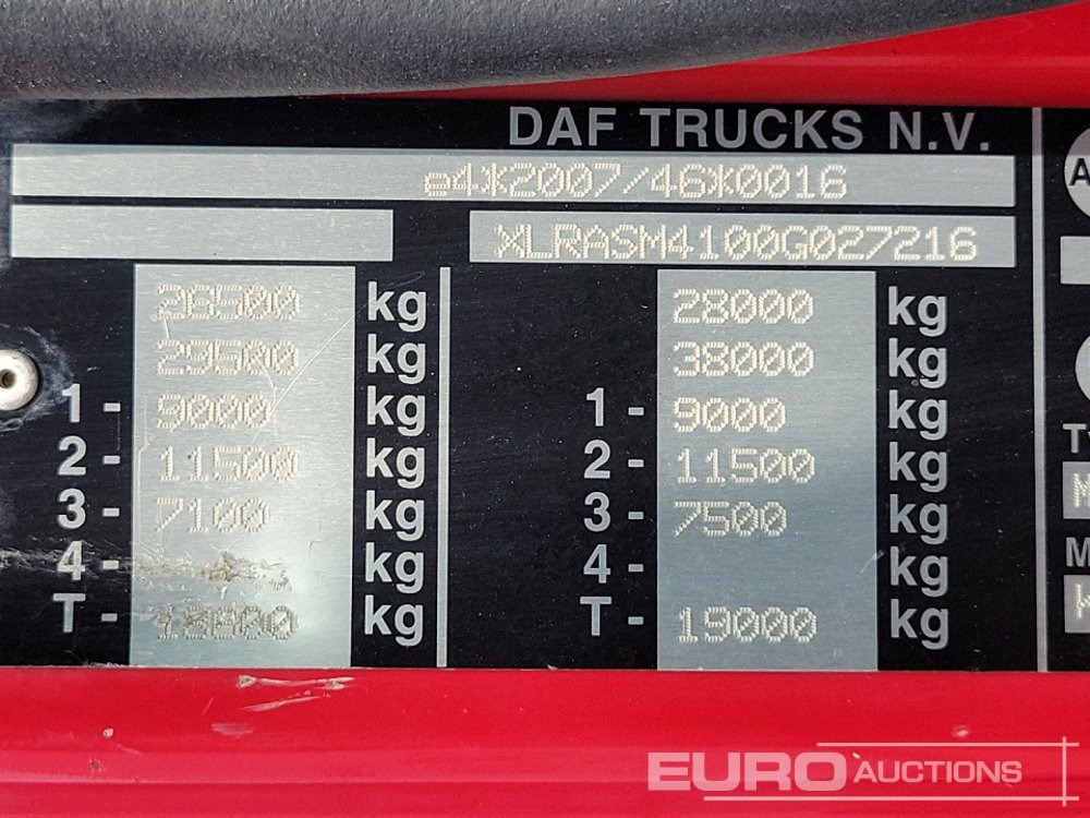 Plachtový nákladní auto 2014 DAF CF290: obrázek 43