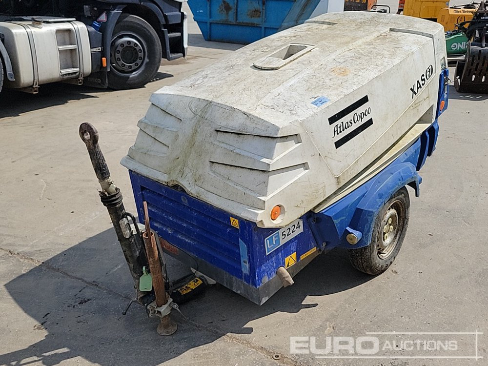 2015 Atlas Copco XAS67KD - Mobilní kompresor: obrázek 1 2015 Atlas Copco XAS67KD - Mobilní kompresor: obrázek 1
