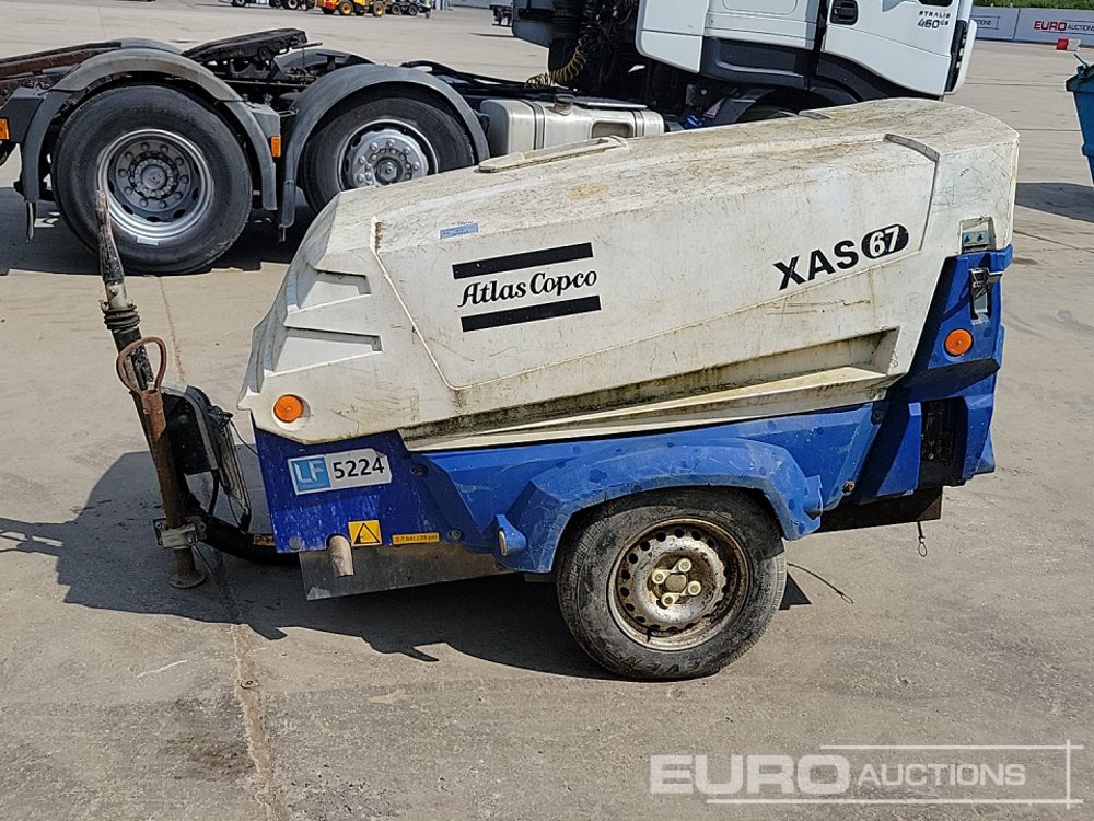 2015 Atlas Copco XAS67KD - Mobilní kompresor: obrázek 2 2015 Atlas Copco XAS67KD - Mobilní kompresor: obrázek 2