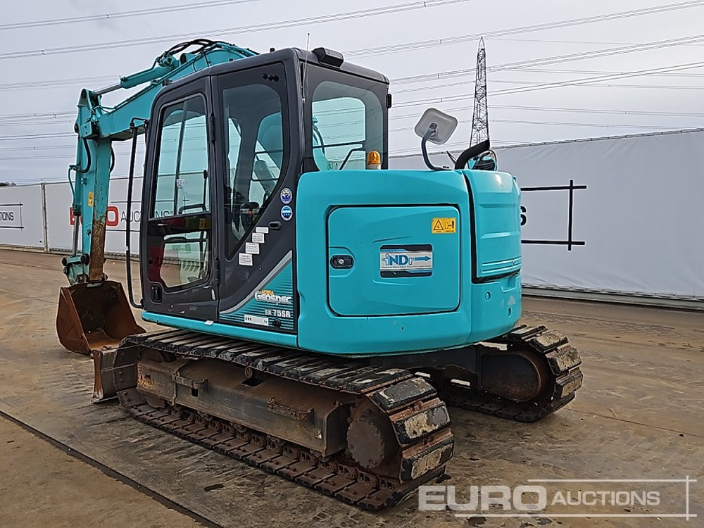 2015 Kobelco SK75SR-3 - Mini rýpadlo: obrázek 3 2015 Kobelco SK75SR-3 - Mini rýpadlo: obrázek 3