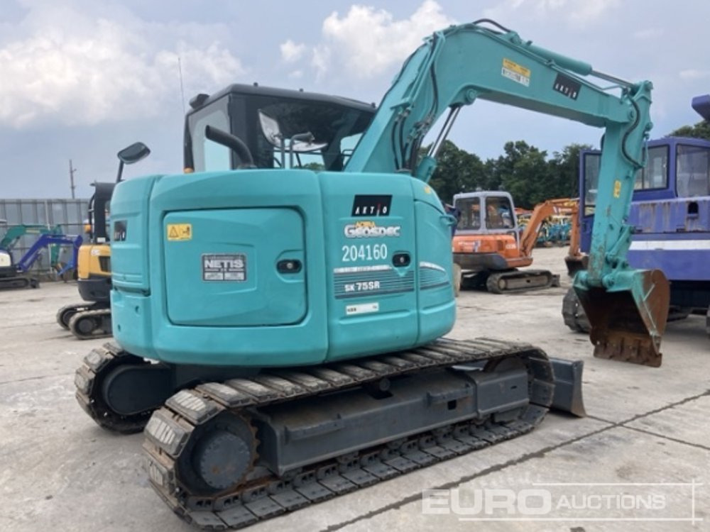 2015 Kobelco SK75SR-3 - Mini rýpadlo: obrázek 3 2015 Kobelco SK75SR-3 - Mini rýpadlo: obrázek 3