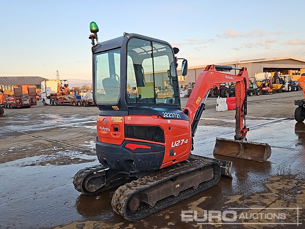 2015 Kubota U27-4 - Mini rýpadlo: obrázek 5 2015 Kubota U27-4 - Mini rýpadlo: obrázek 5