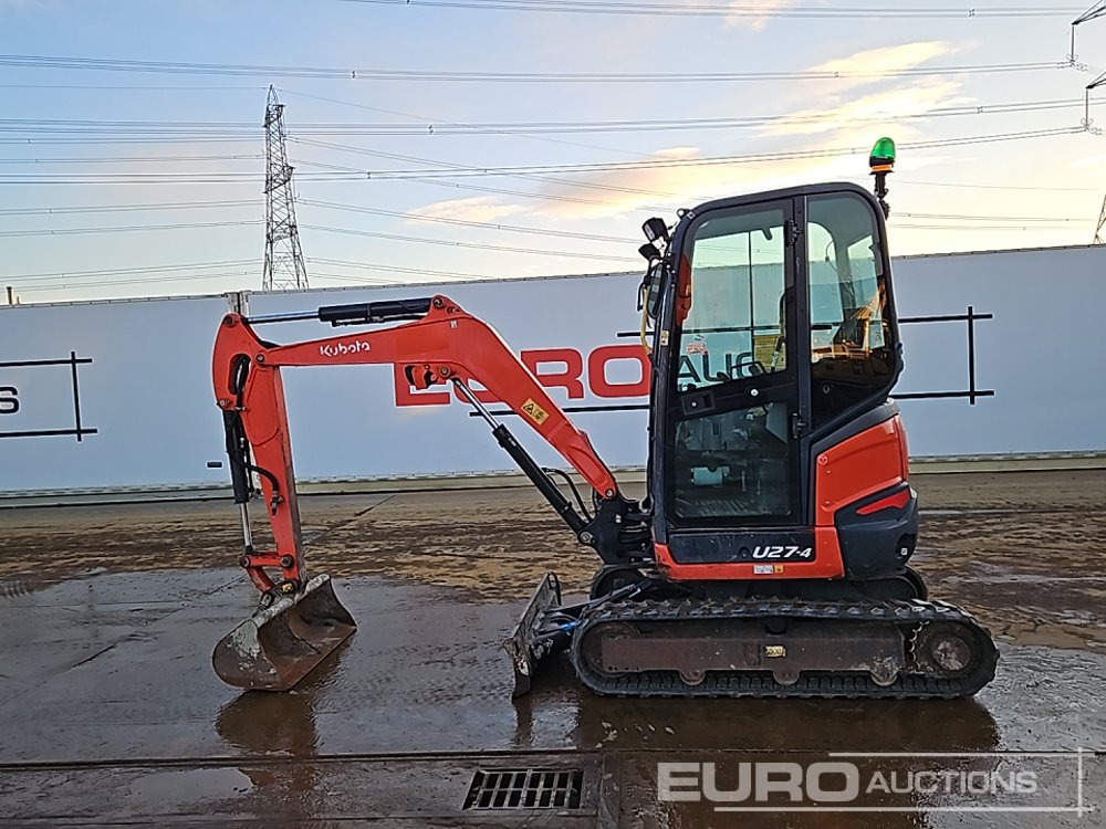 2015 Kubota U27-4 - Mini rýpadlo: obrázek 2 2015 Kubota U27-4 - Mini rýpadlo: obrázek 2