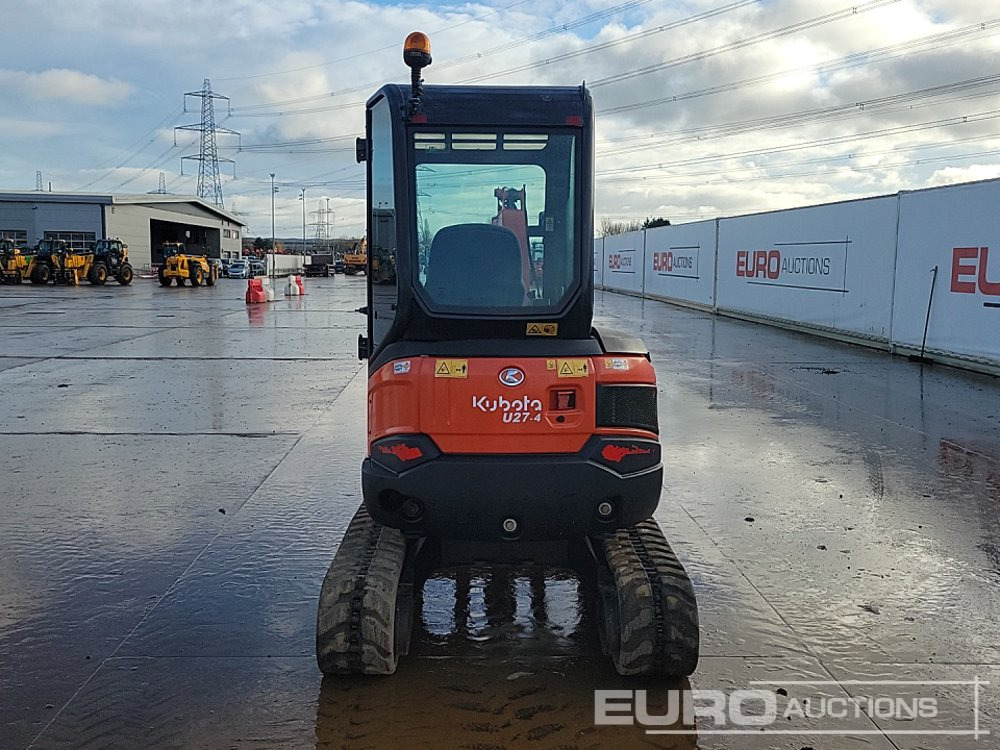 2015 Kubota U27-4 - Mini rýpadlo: obrázek 4 2015 Kubota U27-4 - Mini rýpadlo: obrázek 4