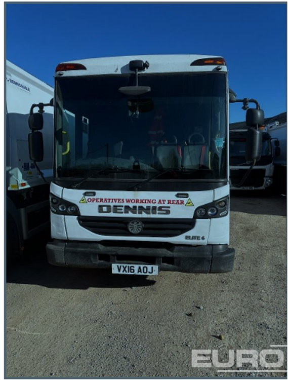 2016 Dennis Elite 6 6x4 Refuse Lorry, Reverse Camera, Automatic Gearbox (Reg. Docs. Available) - Vůz na odvoz odpadků: obrázek 3 2016 Dennis Elite 6 6x4 Refuse Lorry, Reverse Camera, Automatic Gearbox (Reg. Docs. Available) - Vůz na odvoz odpadků: obrázek 3