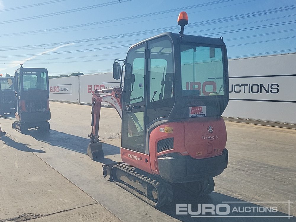 2016 Kubota KX016-4 - Mini rýpadlo: obrázek 3 2016 Kubota KX016-4 - Mini rýpadlo: obrázek 3