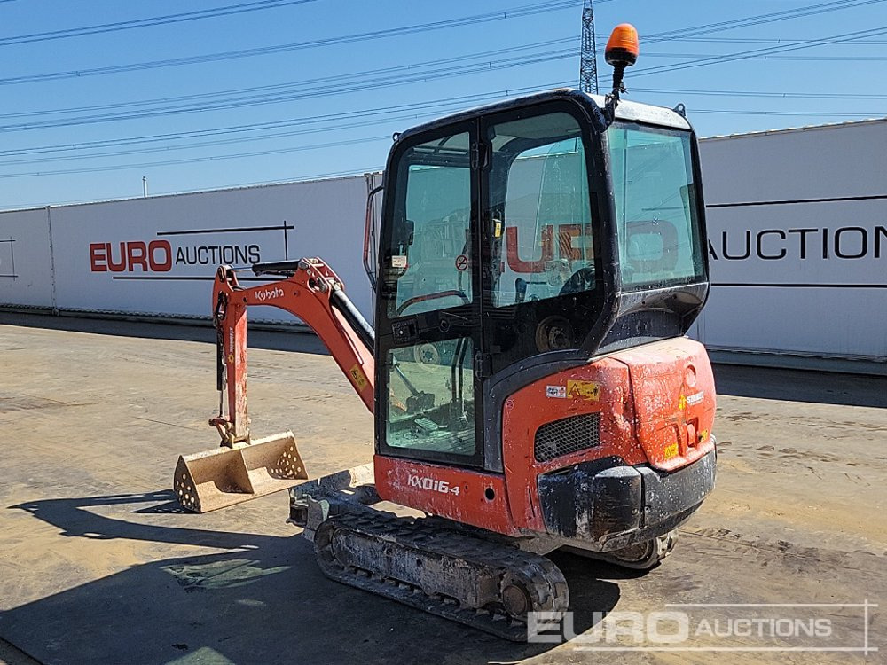 2016 Kubota KX016-4 - Mini rýpadlo: obrázek 3 2016 Kubota KX016-4 - Mini rýpadlo: obrázek 3