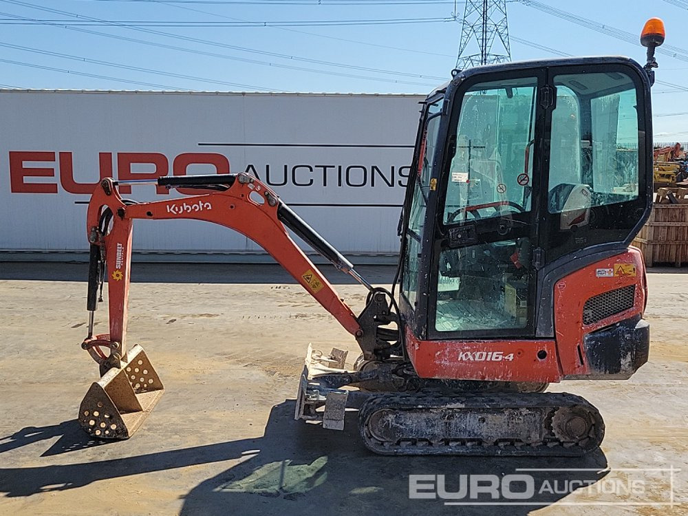 2016 Kubota KX016-4 - Mini rýpadlo: obrázek 2 2016 Kubota KX016-4 - Mini rýpadlo: obrázek 2