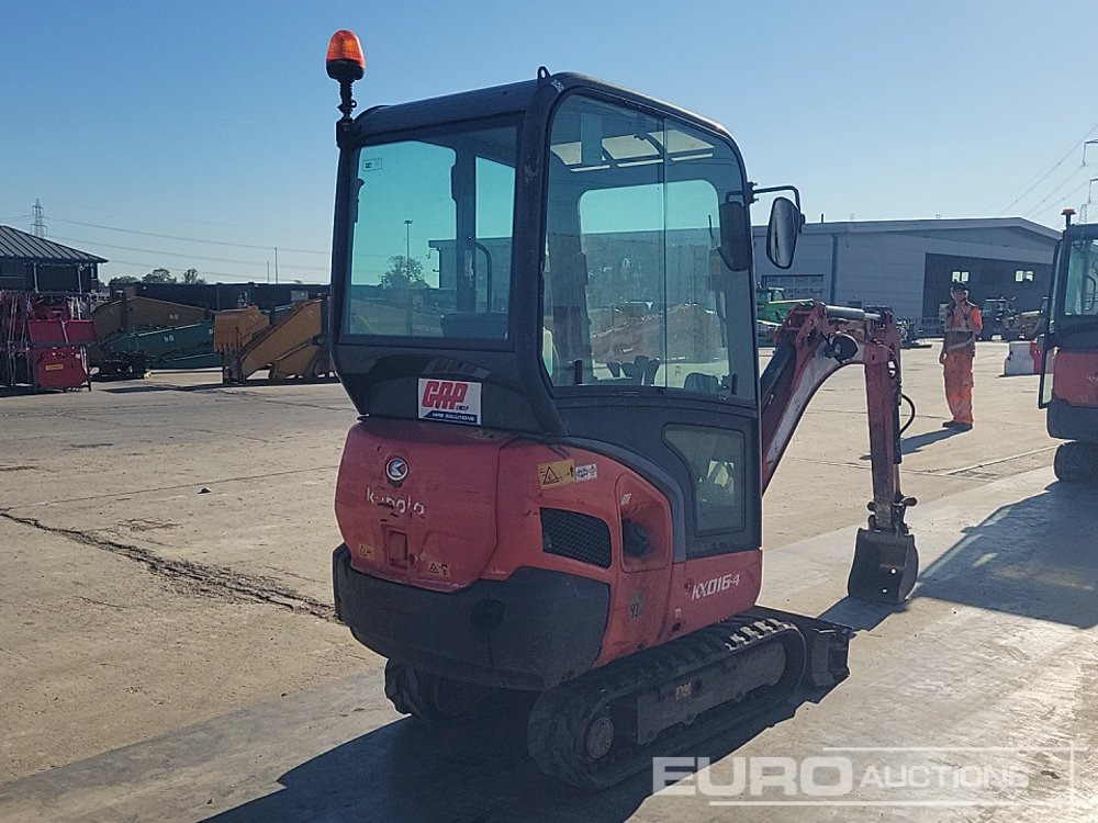 2016 Kubota KX016-4 - Mini rýpadlo: obrázek 5 2016 Kubota KX016-4 - Mini rýpadlo: obrázek 5