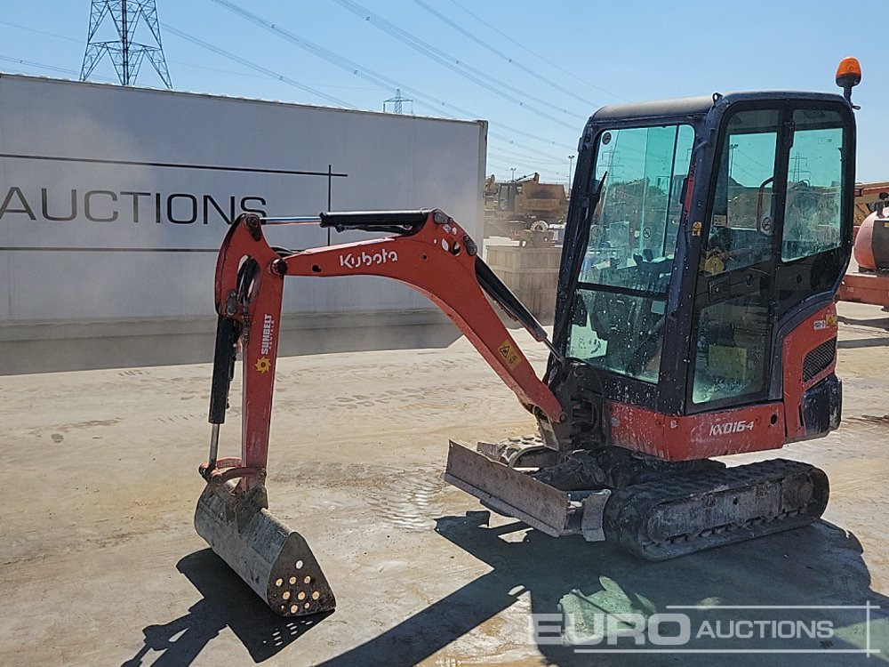 2016 Kubota KX016-4 - Mini rýpadlo: obrázek 1 2016 Kubota KX016-4 - Mini rýpadlo: obrázek 1
