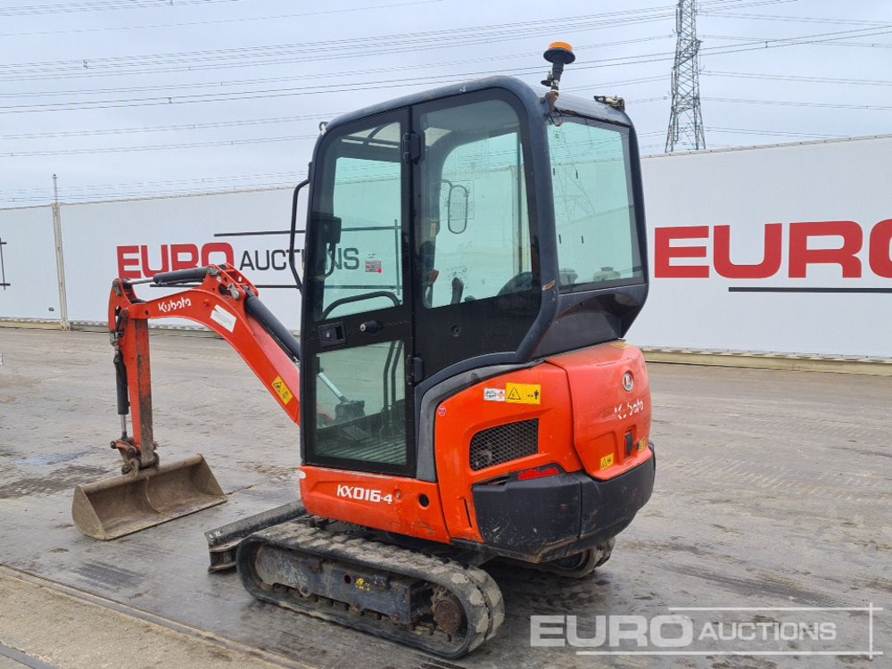2016 Kubota KX016-4 - Mini rýpadlo: obrázek 3 2016 Kubota KX016-4 - Mini rýpadlo: obrázek 3