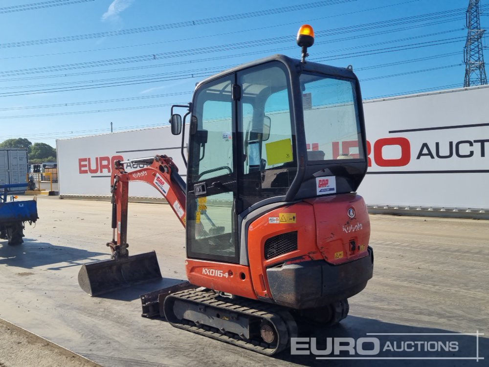 2016 Kubota KX016-4 - Mini rýpadlo: obrázek 3 2016 Kubota KX016-4 - Mini rýpadlo: obrázek 3