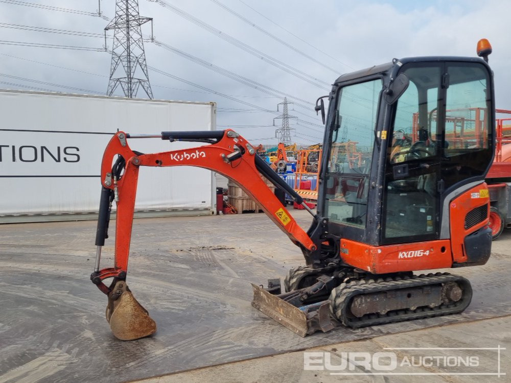 2016 Kubota KX016-4 - Mini rýpadlo: obrázek 1 2016 Kubota KX016-4 - Mini rýpadlo: obrázek 1