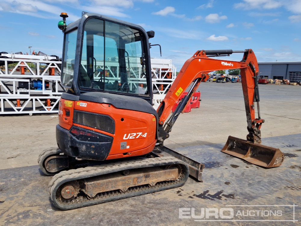 2016 Kubota U27-4 - Mini rýpadlo: obrázek 5 2016 Kubota U27-4 - Mini rýpadlo: obrázek 5