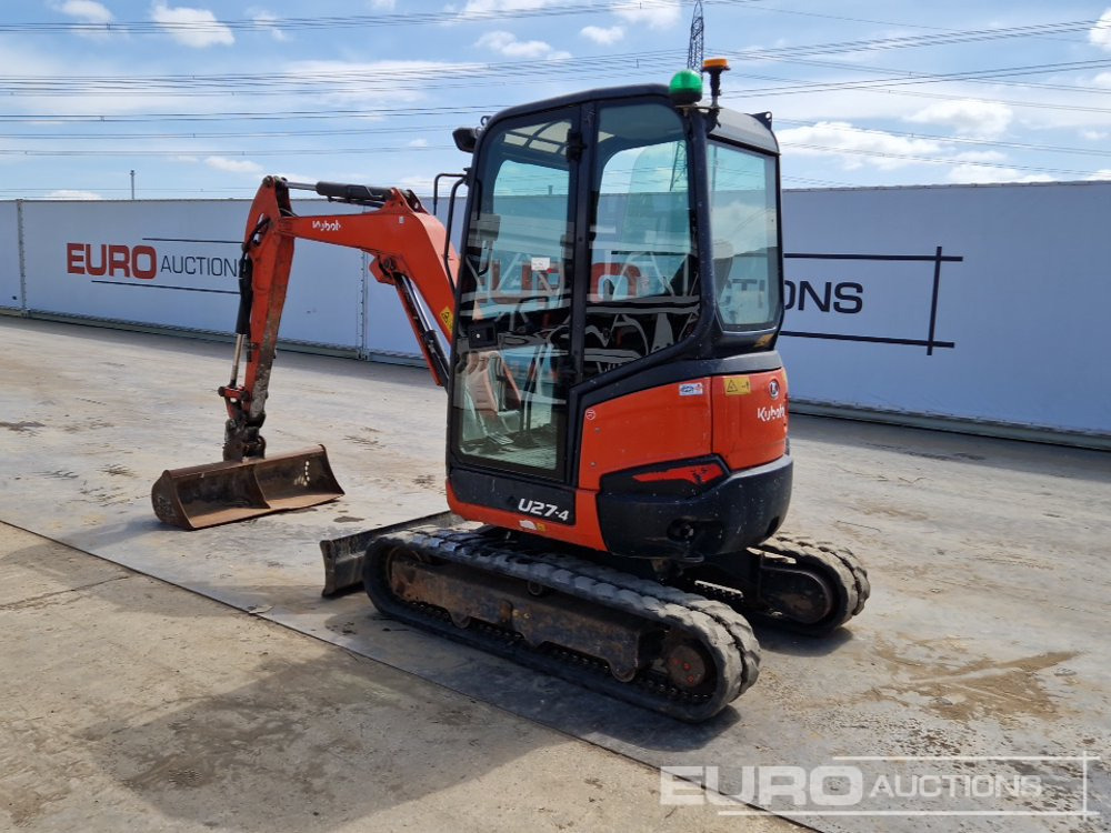 2016 Kubota U27-4 - Mini rýpadlo: obrázek 3 2016 Kubota U27-4 - Mini rýpadlo: obrázek 3