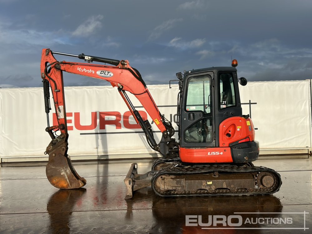 2016 Kubota U55-4 - Mini rýpadlo: obrázek 2 2016 Kubota U55-4 - Mini rýpadlo: obrázek 2