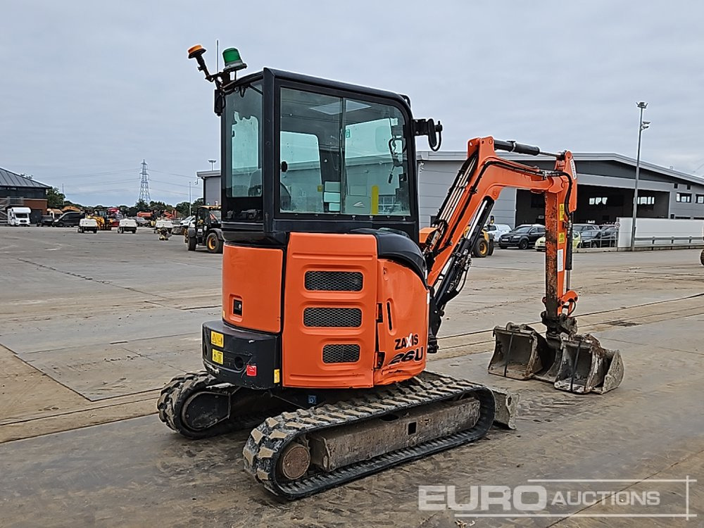 2017 Hitachi ZX26U-5A CR - Mini rýpadlo: obrázek 5 2017 Hitachi ZX26U-5A CR - Mini rýpadlo: obrázek 5