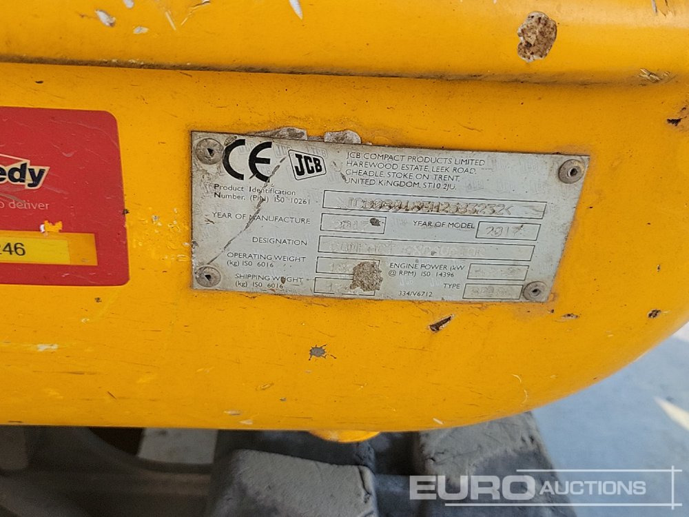 Mini rýpadlo 2017 JCB 8018CTS: obrázek 48
