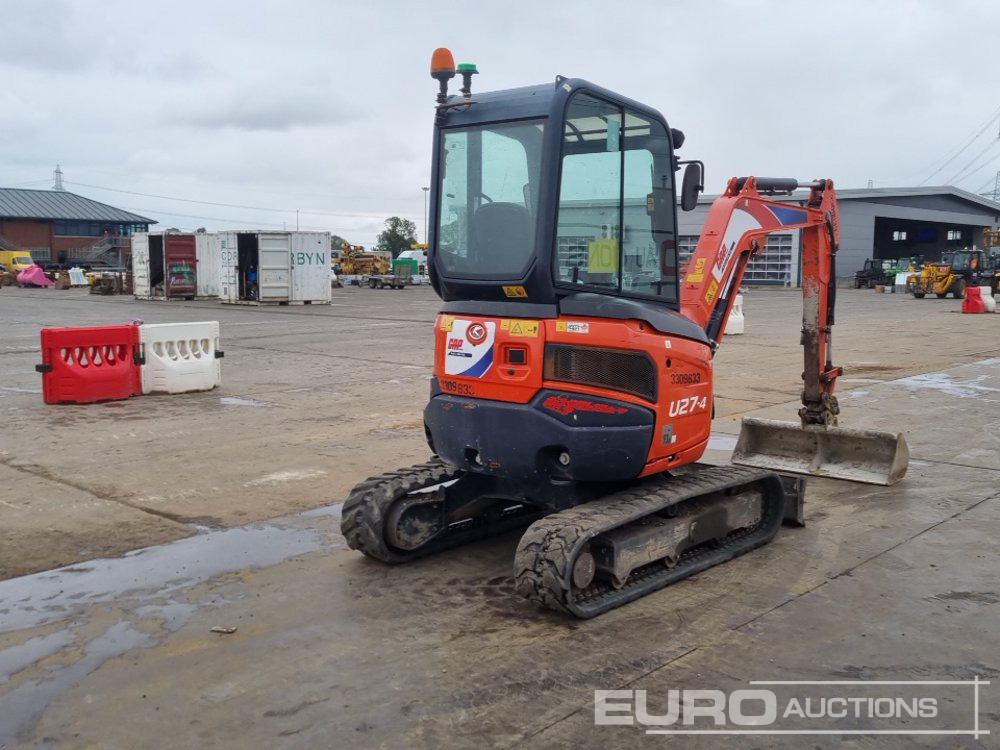 2017 Kubota KX016-4 - Mini rýpadlo: obrázek 5 2017 Kubota KX016-4 - Mini rýpadlo: obrázek 5