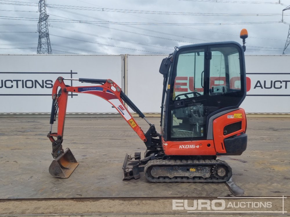 2017 Kubota KX016-4 - Mini rýpadlo: obrázek 2 2017 Kubota KX016-4 - Mini rýpadlo: obrázek 2