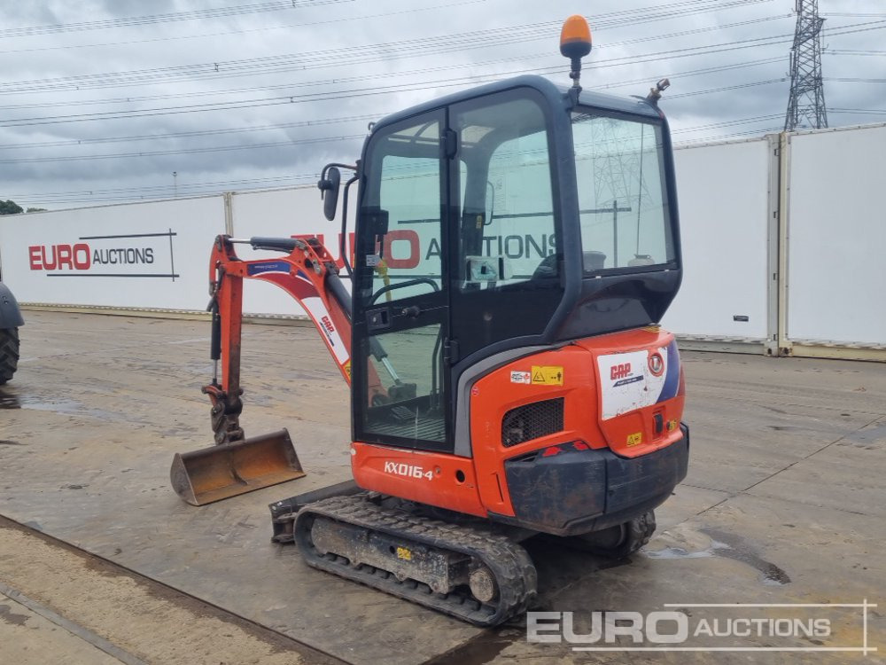 2017 Kubota KX016-4 - Mini rýpadlo: obrázek 3 2017 Kubota KX016-4 - Mini rýpadlo: obrázek 3