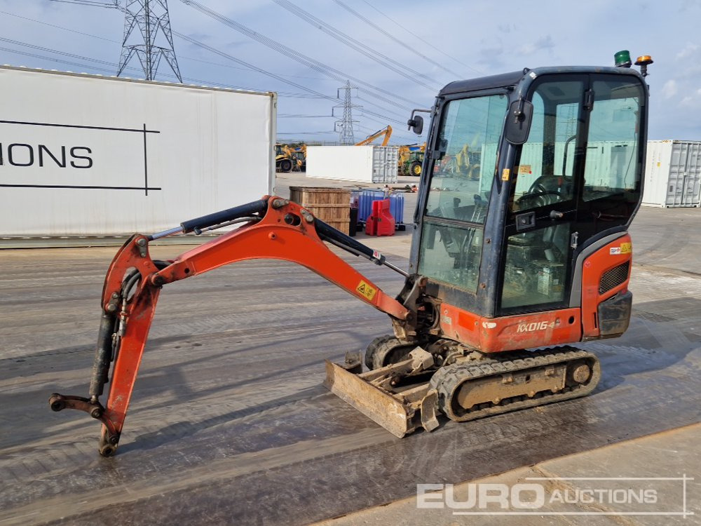 2017 Kubota KX016-4 - Mini rýpadlo: obrázek 1 2017 Kubota KX016-4 - Mini rýpadlo: obrázek 1