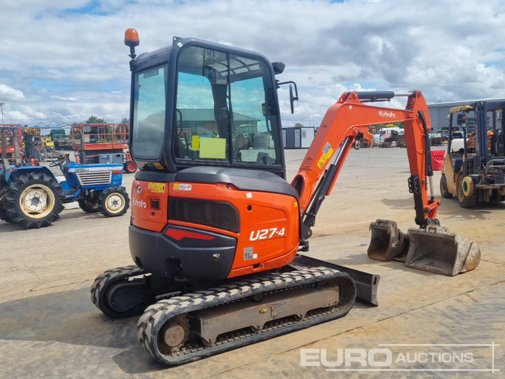 2017 Kubota U27-4 - Mini rýpadlo: obrázek 5 2017 Kubota U27-4 - Mini rýpadlo: obrázek 5