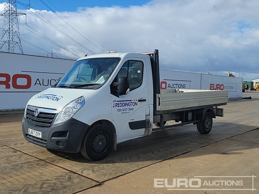 2017 Vauxhall Movano 3500 - Dodávka valník: obrázek 1 2017 Vauxhall Movano 3500 - Dodávka valník: obrázek 1