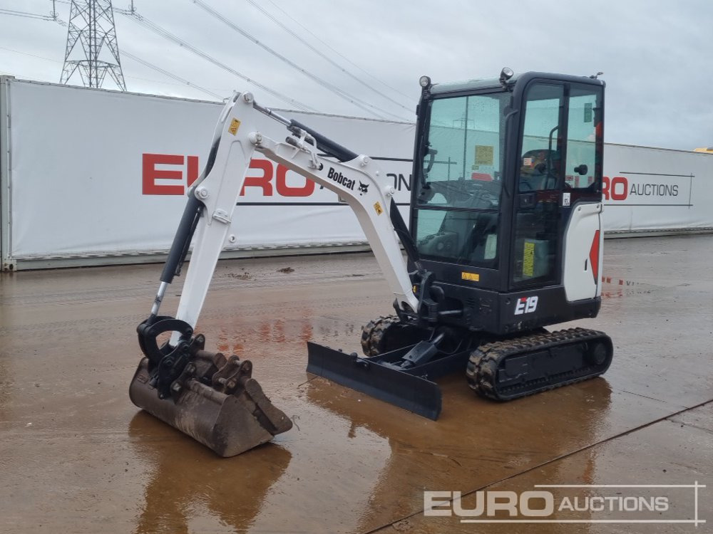 2018 Bobcat E19 - Mini rýpadlo: obrázek 1 2018 Bobcat E19 - Mini rýpadlo: obrázek 1