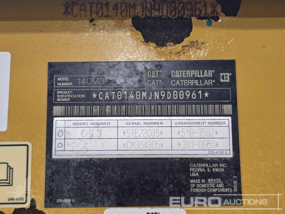 2018 CAT 140M3 - Grejdr: obrázek 3 2018 CAT 140M3 - Grejdr: obrázek 3