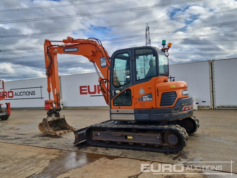 2018 Doosan DX85-3 - Mini rýpadlo: obrázek 3 2018 Doosan DX85-3 - Mini rýpadlo: obrázek 3