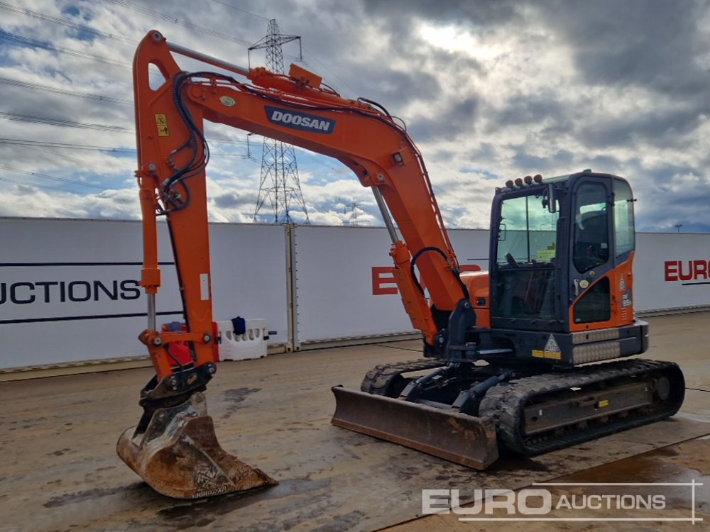 2018 Doosan DX85-3 - Mini rýpadlo: obrázek 1 2018 Doosan DX85-3 - Mini rýpadlo: obrázek 1