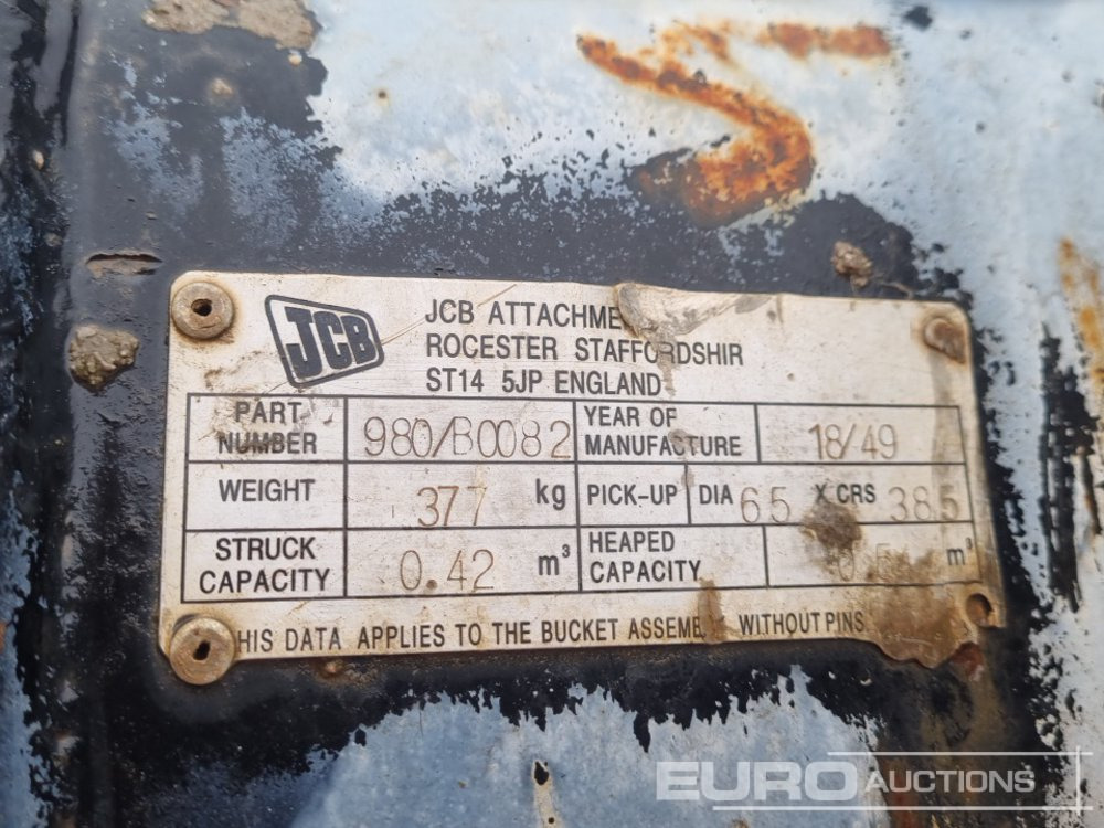 Lžíce 2018 JCB 34" Digging Bucket 65mm Pin to suit 13 Ton Excavator: obrázek 12